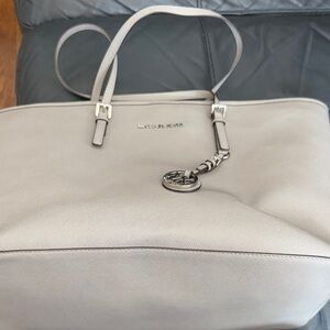 Michael Kors Light Gray Tote Bag